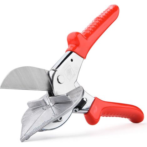 VURAHOME - Cisaille d'Angle à Mitre Cisailles à Onglets Multi-Angles Degrés Cisaillement de Joint Pince Coupante à Onglet pour Coupe-Liège Bandes Plastique ou Conduites d'Eau Plastique (1/5)