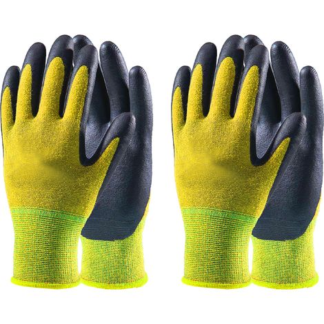 2 paires de gants de protection pour le jardin, résistants à la perforation et respirants (Style 2)