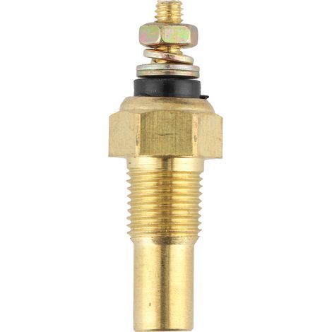 52-mm-Wassertemperaturanzeige mit Kohlefaser-Zifferblatt für modifizierte Armaturenbretter, 12 V Universal für Rennwagen. (1/5)
