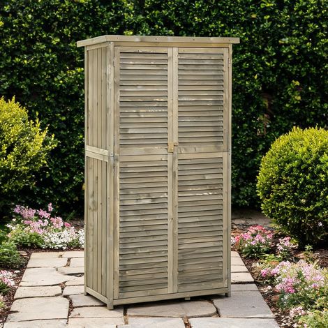 Chariot de jardin grigio 87 x 46,5 x 160 cm (1/5)