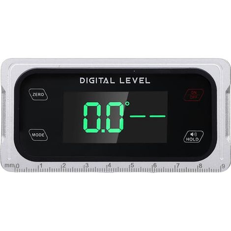 Jauge d'angle numérique avec écran tactile et base magnétique, grand écran LCD pour le travail du bois, l'automobile et la fabrication métallique (1/5)