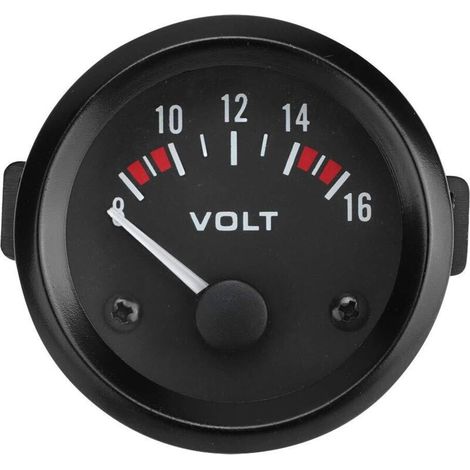 Universelles 12V Kfz-Voltmeter 52mm/2 Zoll Spannungsanzeige 8-16V BX100007