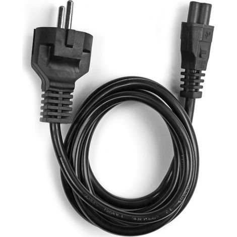 Ekon ECITSCHUKO15K Stromkabel Schwarz 1,5 m Netzstecker Typ F