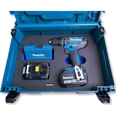 SCHWÄBLE® Schaumeinlage Schaumstoffeinlage für Makita Schlagbohrschrauber DHP482 (1/5)