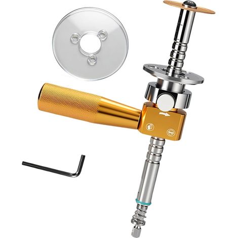 Coupe-tuyau en PVC pour drainage de l'eau Outil de coupe interne Tige d'extension Profondeur réglable (1/5)