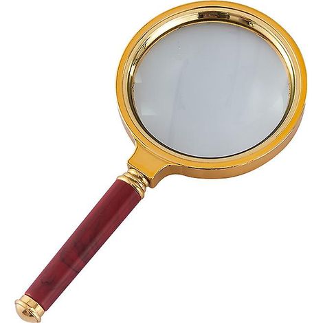 Loupe de lecture, loupe à manche en bois, loupe de poche pour la lecture, enfants et personnes âgées (1/5)