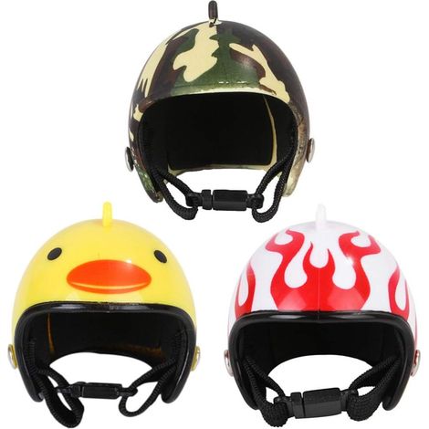 Lot de 3 casques pour poules, jouets pour poules, couvre-chef, adapté aux perroquets, petits poulets, costumes, accessoires (1/5)