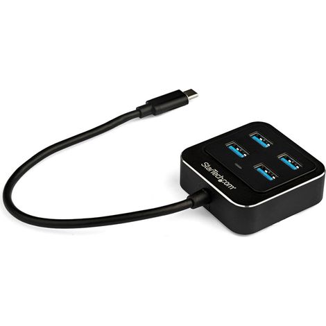 StarTech.com Hub USB-C a 4 porte - Hub USB-C a USB 3.1 Gen 2 (10Gbps) - 4x USB-A HB31C4AB (1/4)