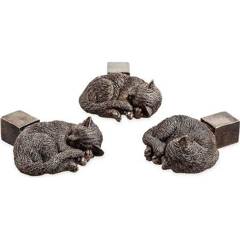 3pcs Plant Pot Foot Dog/cat/rabbit Statue Flower Pot Planter Foot Pot Support Foot Handmade Garden Decoration (1/5)