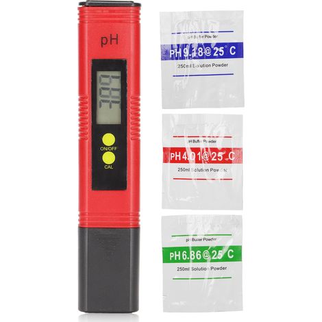 pH-mètre numérique pour aquariums, piscines et spas, conçu pour la vérification régulière de l'acidité des échantillons liquides à usage domestique.-AquaForge (1/5)