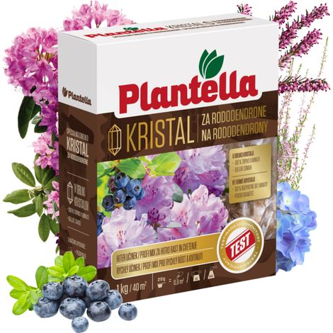 PLANTELLA Mineraldünger für Rhododendren, Hortensien, Heidekraut, Blaubeeren 1 kg