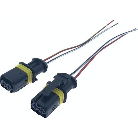 Connecteur 2 broches DJ7028A-1.5-21 / Fiche de démarreur moteur EFI DJ7028B-1.5-21 -- JB1095-2P