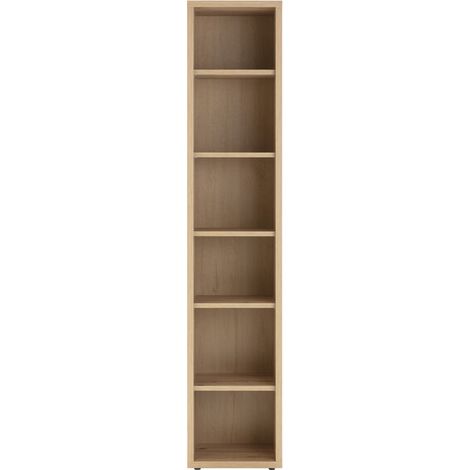 DISEGNO LIBRERIA 5 RIPIANI CM.44X36X217 H ROVERE A.