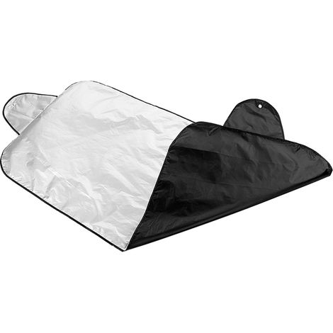 Pare-soleil pare-brise voiture 200x70cm, protection UV écran solaire, cache visière auto, protection intérieur véhicule (1/5)