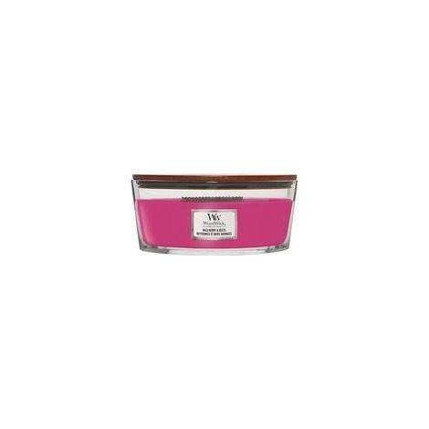 Vela perfumada WoodWick Wild Berry & Beets mecha madera vidrio