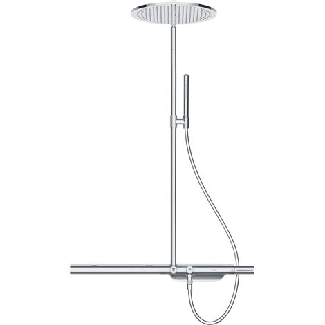 hansgrohe AXOR ShowerSolutions Tubo de ducha con termostato 800 y (1/5)
