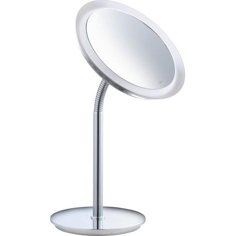 Espejo cosmético BELLA VISTA d : 218 mm, iluminado, modelo de pie, cromado KEUCO