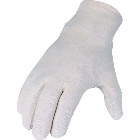 Guantes talla 10 blanco natural PSA I ASATEX (Por 12)