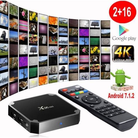 Décodeur TV - - X96mini - Android 7.1 - 4K - WiFi 2.4GHz - 2+16G (1/4)