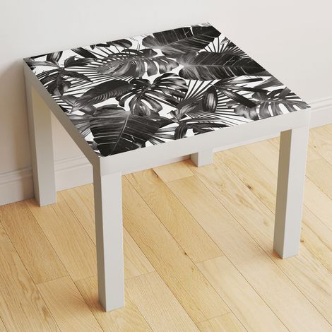 Stickers pour table - Feuilles Tropicales - 120x120 cm - Adhésif BRILLANT (1/2)