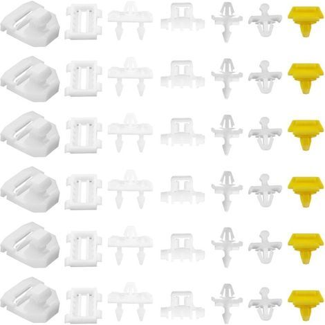 42 Türseitenverkleidungsclips für W201, kompatibel mit Mercedes 190e, Mercedes W201 Clips für W201, Clips für Mercedes W201 (1/5)