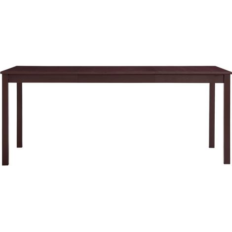 Maison Exclusive - Esstisch Dunkelbraun 180 x 90 x 73 cm Kiefernh
