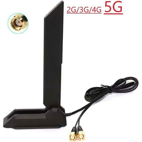 Antenne WiFi 6E double bande RP-SMA pour ROG B550-F Gaming WiFi II/B550-PLUS/Prime B450M-A II/ROG B650-A B650-PLUS B550-A B760-I Z690-I Z790-Plus Z790-A Z790-E Gaming WiFi (1/4)