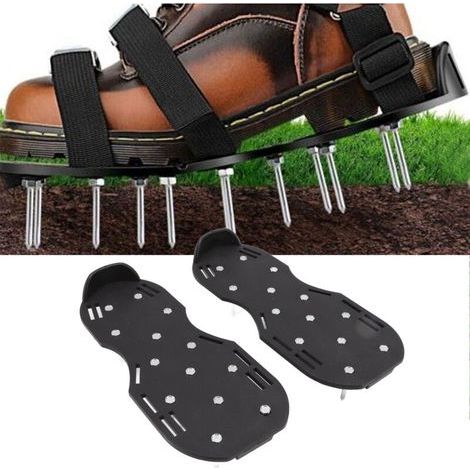Chaussons de Jardin avec Semelles à Clous pour Aérer le Sol - KZQ (1/2)