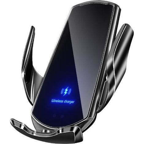 Support Voiture Chargeur Induction pour'"IPHONE 13'" Smartphone Sans Fil (NOIR) (1/4)
