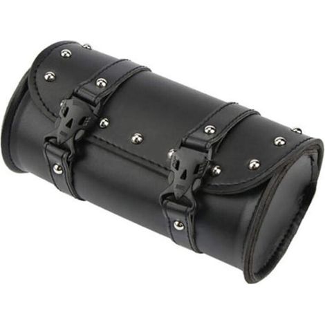 Sac à outils de moto en cuir PU, sac à outils pour fourche arrière (1/2)