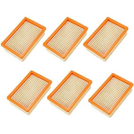 Filtres pour aspirateur Karcher MV4, MV5, MV6, WD4, WD5 et WD6 (lot de 6), pièces de rechange pour filtre à foie (1/4)