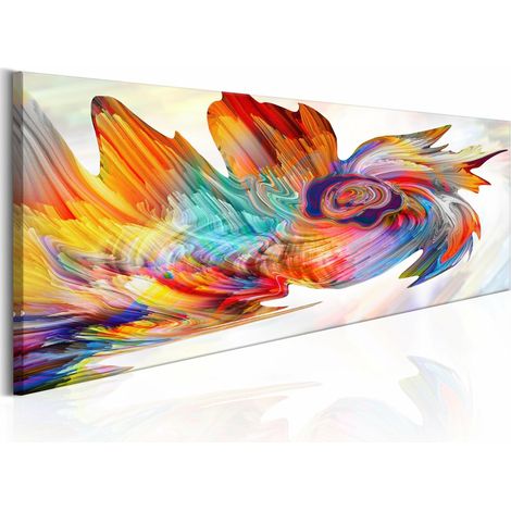 Tableau cyclone coloré - 135 x 45 cm (1/4)