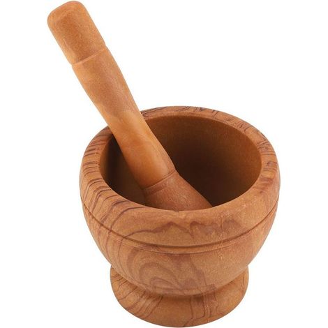 Mörser und Stößel, Schalen für die Gewürzmühle, Knoblauchmühle (1/5)
