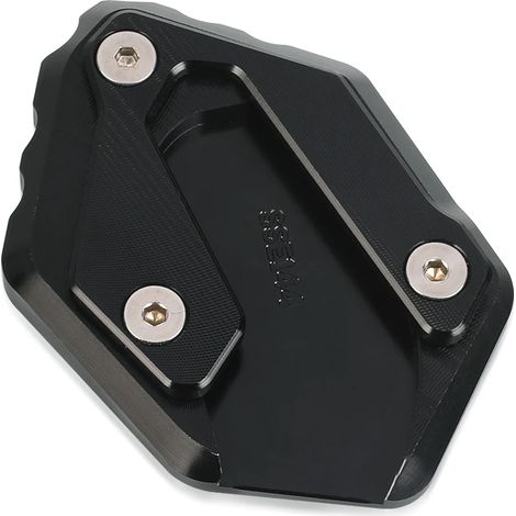 (Noir sans logo) Compatible avec YAMAHA FZ6 FAZER FZ6R FZ6-S2 2004-2009 Moto Béquille latérale CNC Extension de béquille avant Agrandit la puissance maximale FZ6 (1/4)