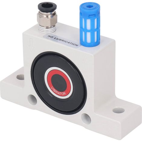 Vibrateur pneumatique à turbine type bille G1/4in avec silencieux K13, pour trémie industrielle et entonnoir, outil de vibration air comprimé, débit élevé. (1/5)