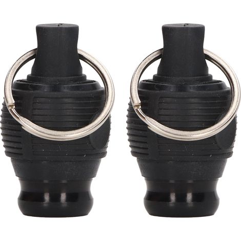 Lot de 2 porte-embouts de tournevis à fixation rapide et résistants à l'usure, pour outils de 6,35 mm (1/4 po) de diamètre, noir (1/5)