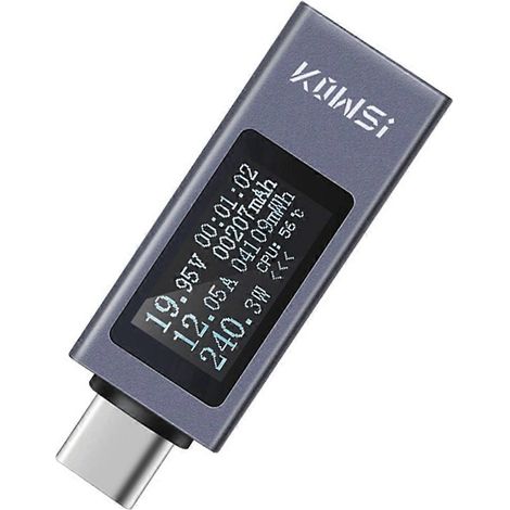11-in-1-Typ-C-Tester, digitales Voltmeter, Strom- und Spannungsmesser
