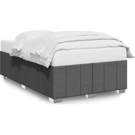 Maison Exclusive - Giroletto senza Materasso Grigio Scuro 120x190 cm in Tessuto (1/5)