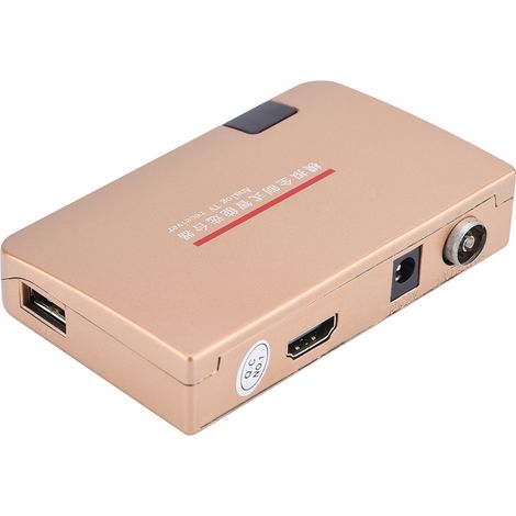 Convertisseur RF vers HDMI avec Télécommande - Adaptateur Récepteur TV Analogique 100-240V (VDE)