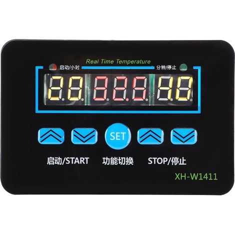 Digitaler Thermostat mit 3 Anzeigen -1999℃ 220V Temperaturregler für Klimaanlagen (1/5)