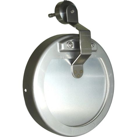 TEN – Régulateur de tirage 100mm – Acier pour conduit de cheminée – Optimise le flux d'air et de fumée – Efficacité énergétique