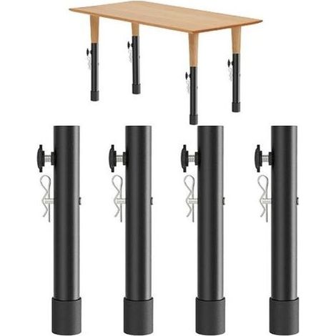 Riser of Foot of Table Bend, Installation Fast for Height of Counter (7,8 Inches) (1/5)