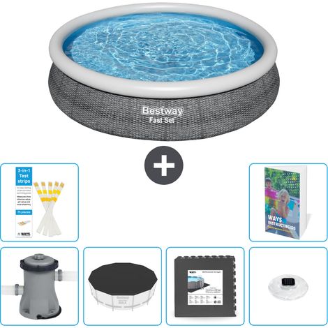Bestway Piscina Bestway Fast Set Redonda - 366x76 cm - 7-piezas S312 (1/5)