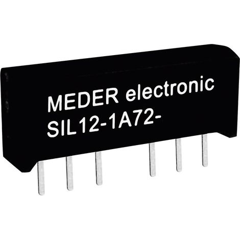 StandexMeder Electronics SIL12-1A72-71D Relè Reed 1 NA 12 V/DC 0.5 A 10 W SIL-4 (1/2)
