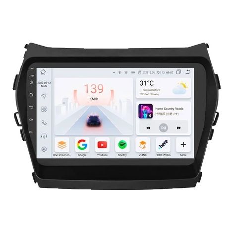 Lettore radio Android, touchscreen da 9 pollici, GPS integrato, S6 (1/2)