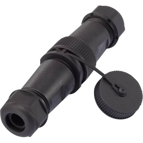TRU COMPONENTS 1094581 ADATTATORE SPINA DRITTA, PRESA DRITTA TOT POLI: 4 1 PZ. (1/3)