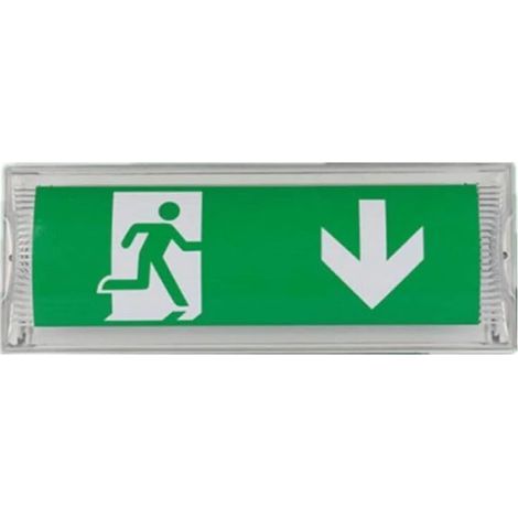 IP65 Wasserdichte LED-Notleuchte mit 3 Stunden Akkulaufzeit - Notausgangsleuchte (2 Stück) (1/5)