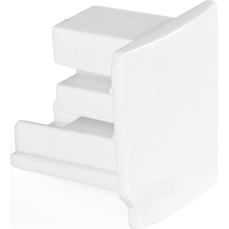 Embout pour rail triphasé en saillie - GEN2 - Blanc