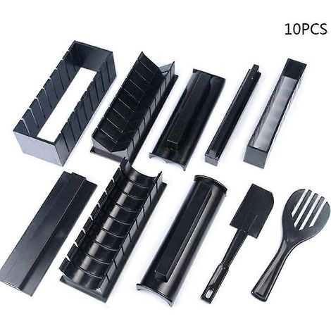 10-teiliges Sushi-Maker-Set, japanische Reisbällchen-Rollform, multifunktionale Form (1/5)