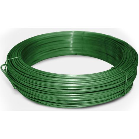 Fil de tension polyvalent, renforcez vos clôtures, Vert, ép. = 3,1 mm 80 mètres